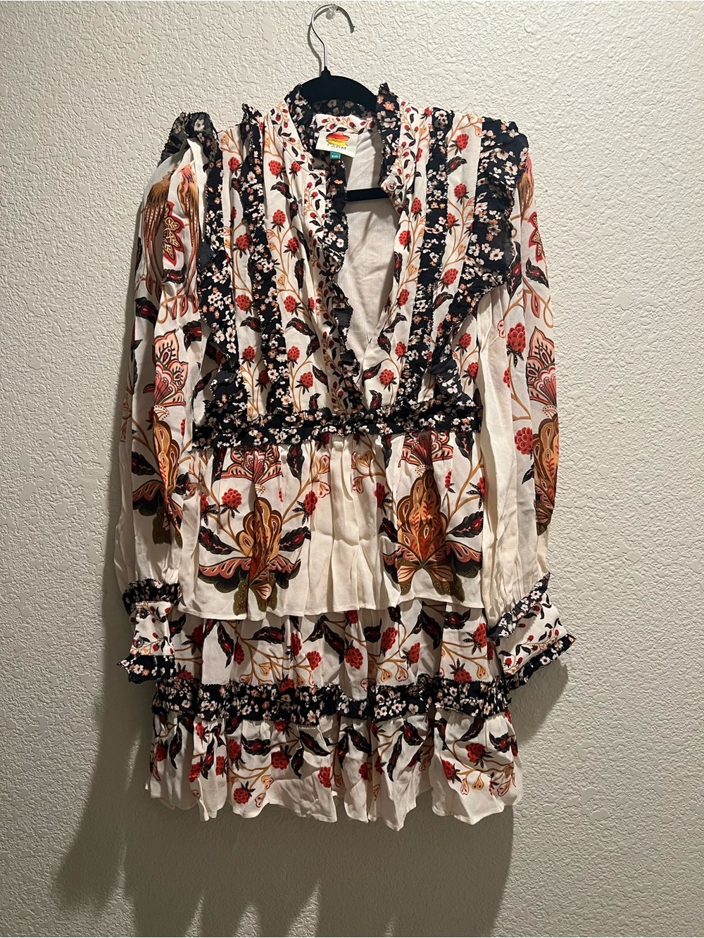 Farm Rio cream berry garden dress - Picture 2 of 7